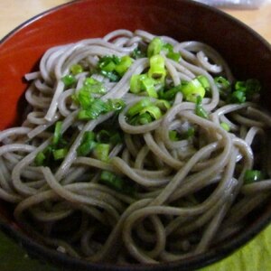 手抜きぶっかけお蕎麦